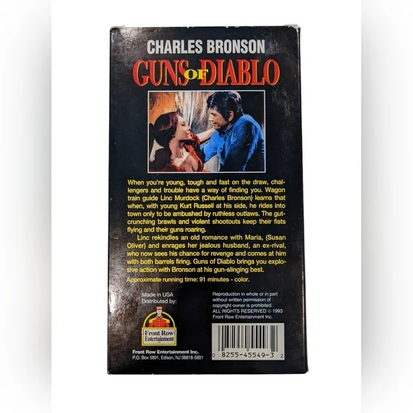 Guns of Diablo VHS Movie - Picture 2 of 2